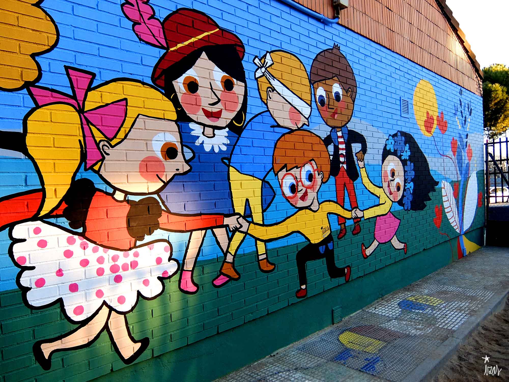 mural izas pinar prados infantil 2