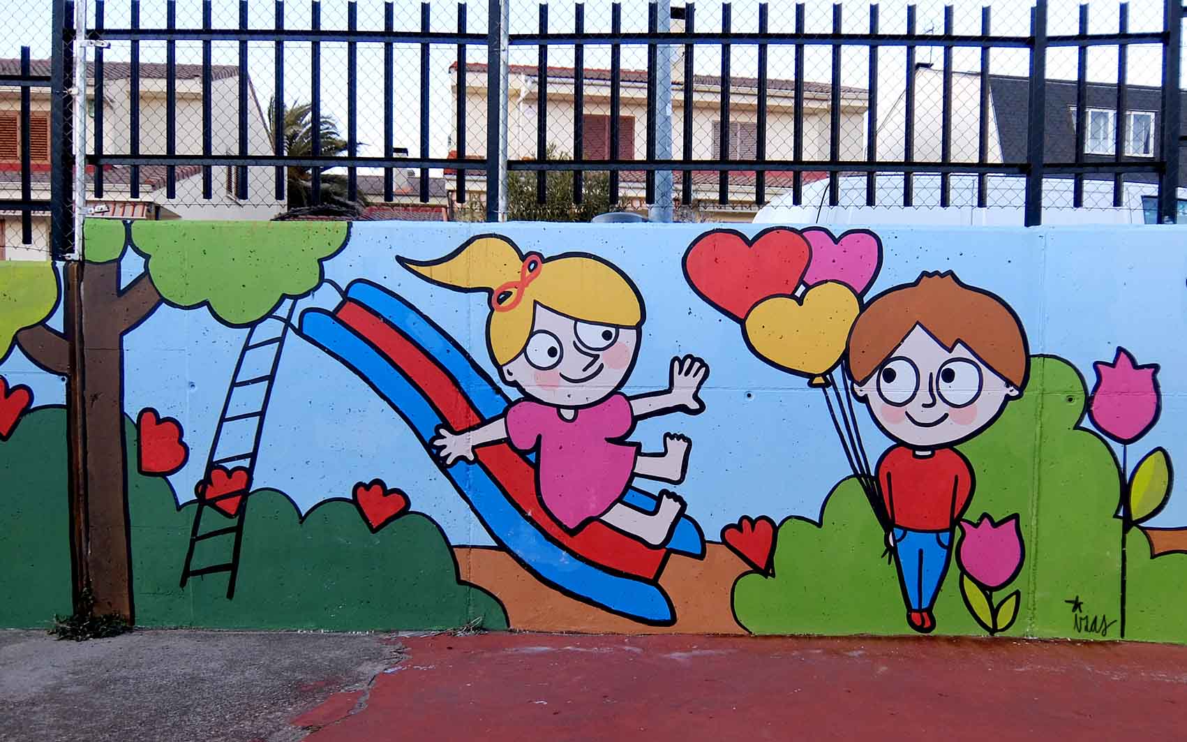 mural izas tierno galván infantil 6