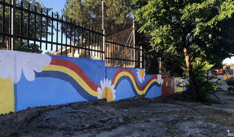 mural izas azulpatio miguel delibes primaria pano 4